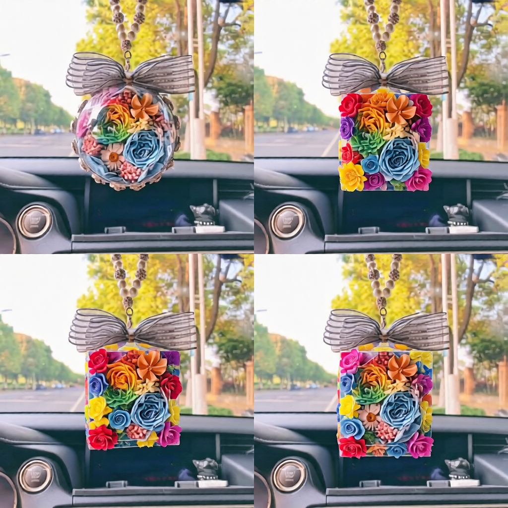 Car Interior Preserved Flower